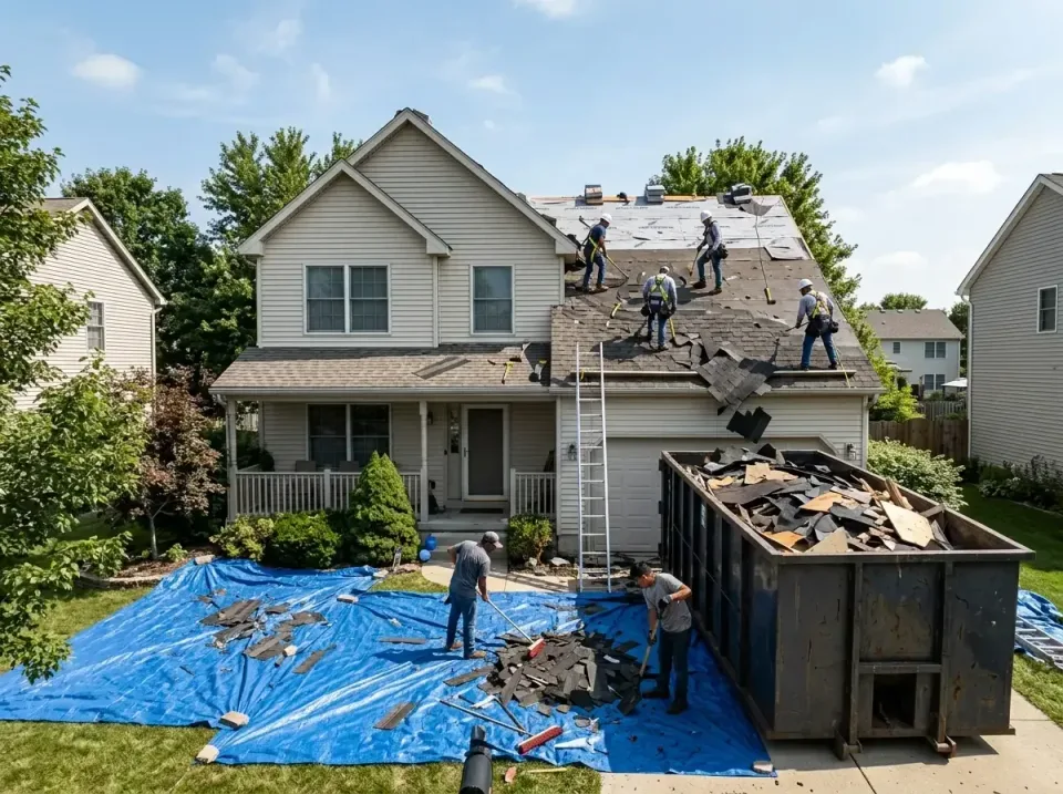 roof-replacement-debris-remova-004 — frequently asked questions, Cheapest Dumpster Rentals in Mendota, IL